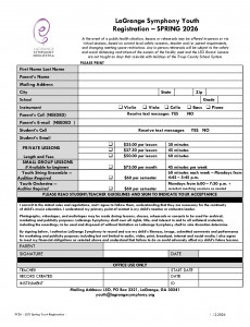 Youth Registration Form