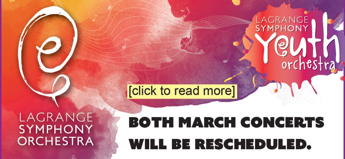 March Concerts Rescheduled