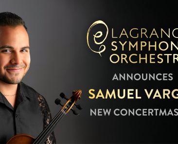 concertmaster Samuel Vargas