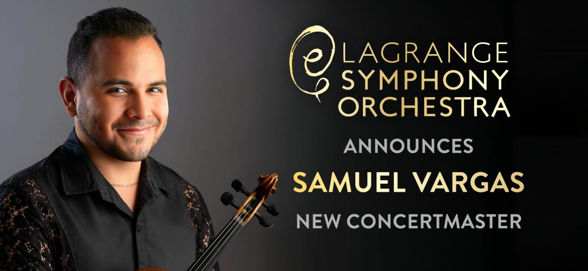 concertmaster Samuel Vargas