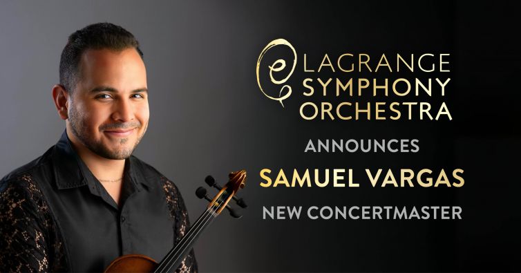 concertmaster Samuel Vargas
