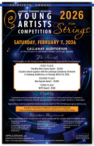 LSO Young Artists Competition 2026 Poster